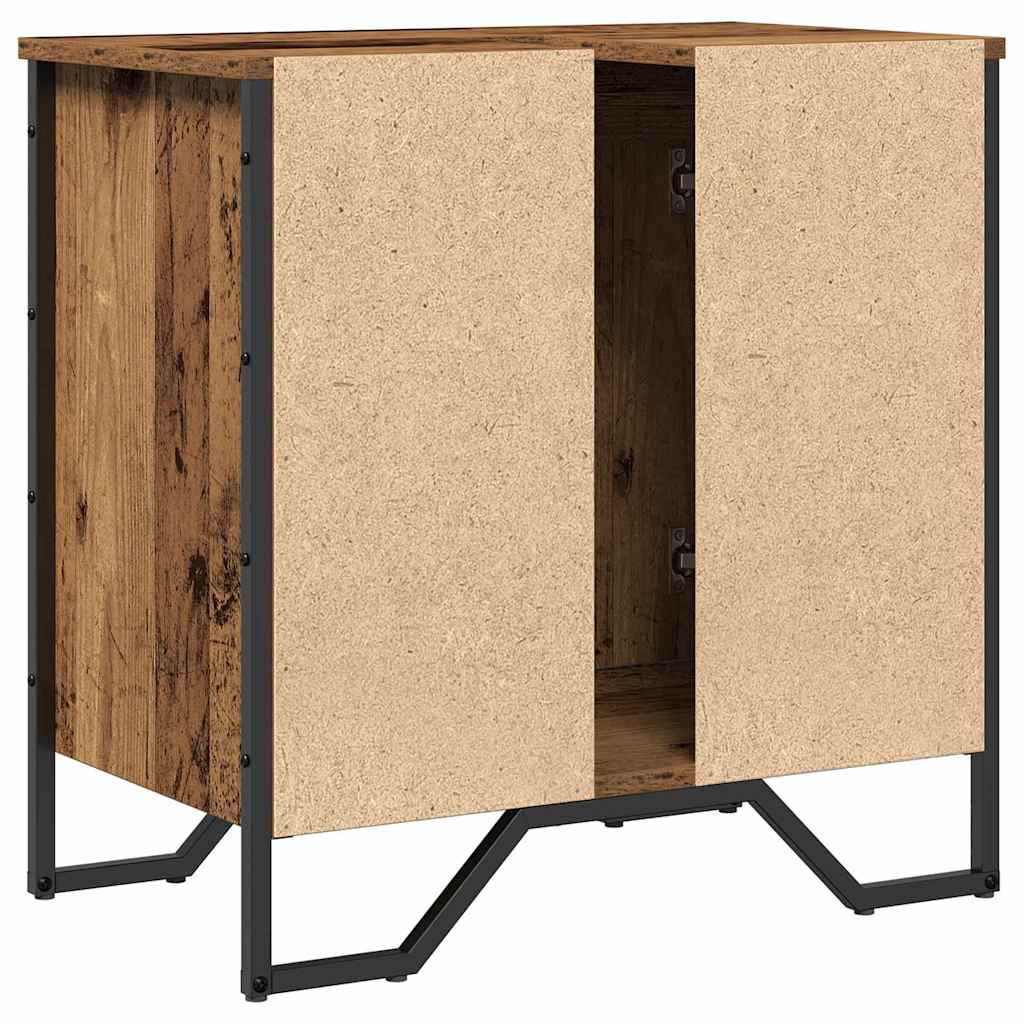 Badeværelsesskabsunder Gammelt træ 60 x 35 x 60 cm