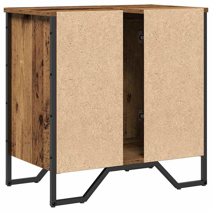 Badeværelsesskabsunder Gammelt træ 60 x 35 x 60 cm