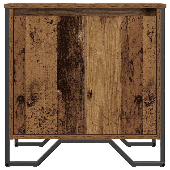Badeværelsesskabsunder Gammelt træ 60 x 35 x 60 cm