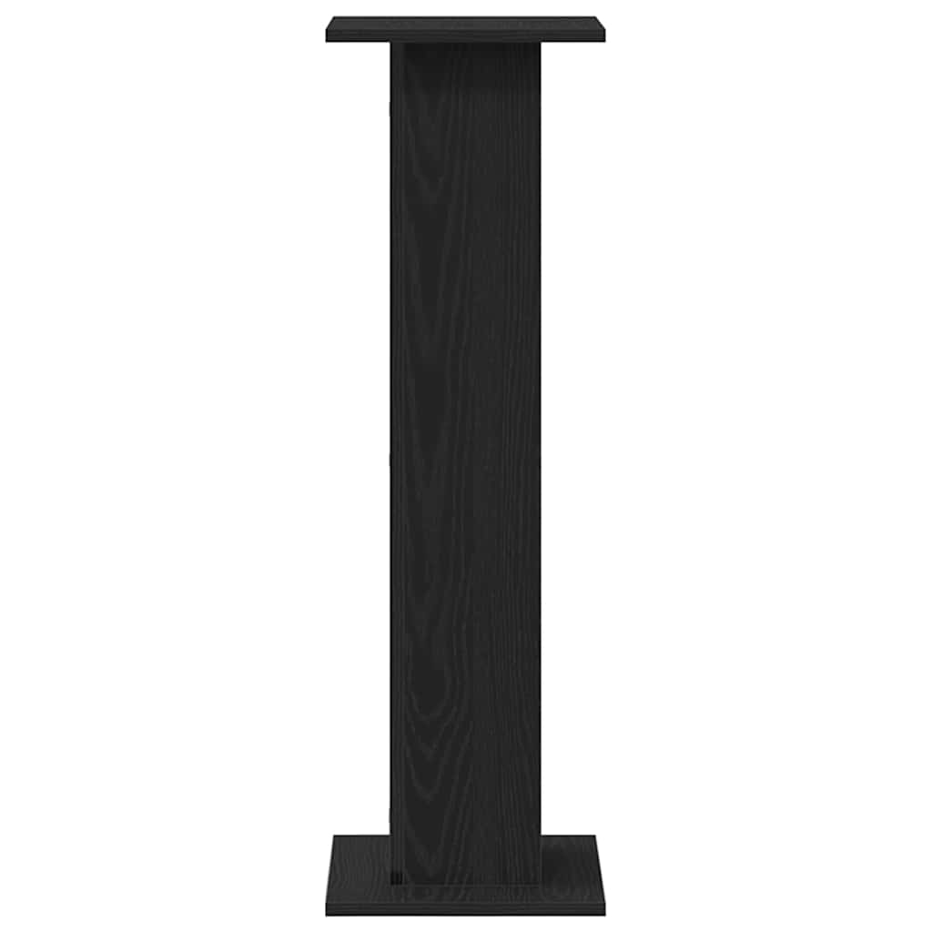 Planteholder 2 pcs Sort eg 30 x 30 x 95 cm Konstrueret træ