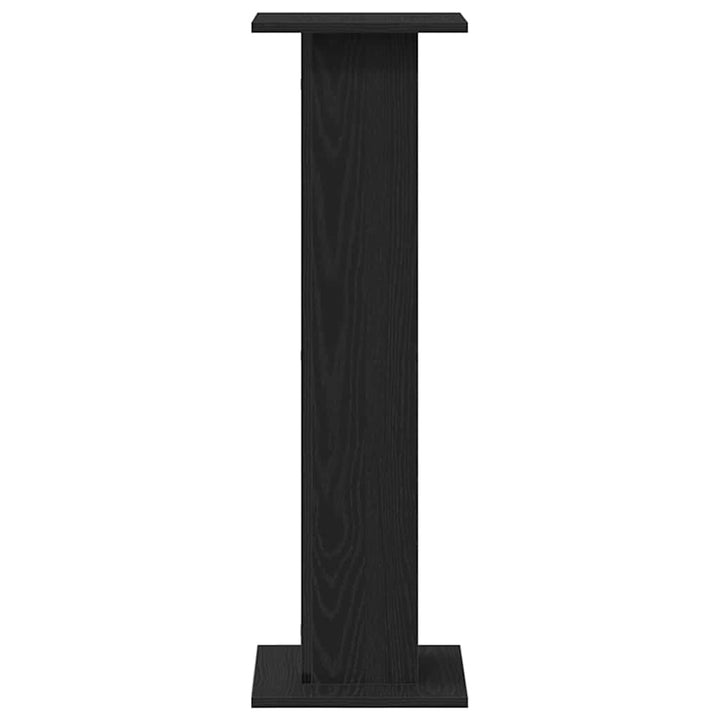 Planteholder 2 pcs Sort eg 30 x 30 x 95 cm Konstrueret træ