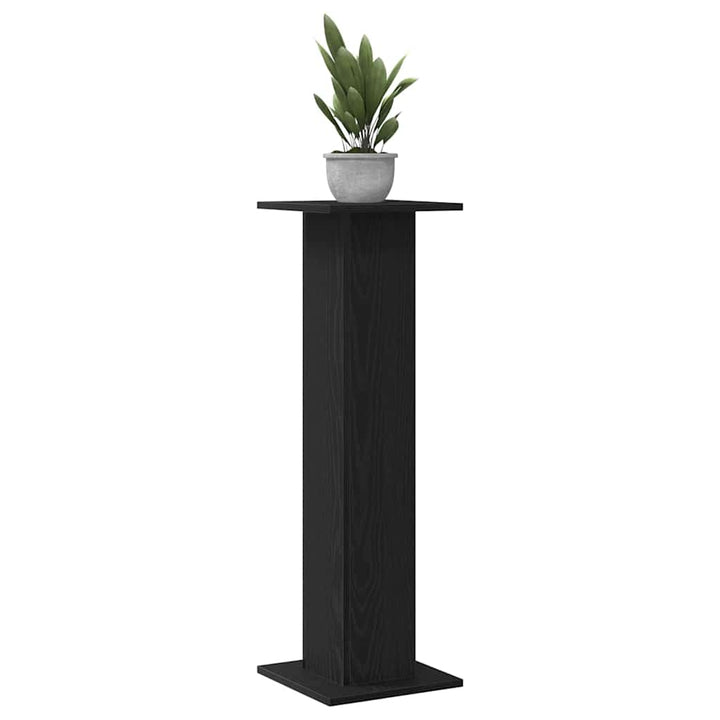 Planteholder 2 pcs Sort eg 30 x 30 x 95 cm Konstrueret træ