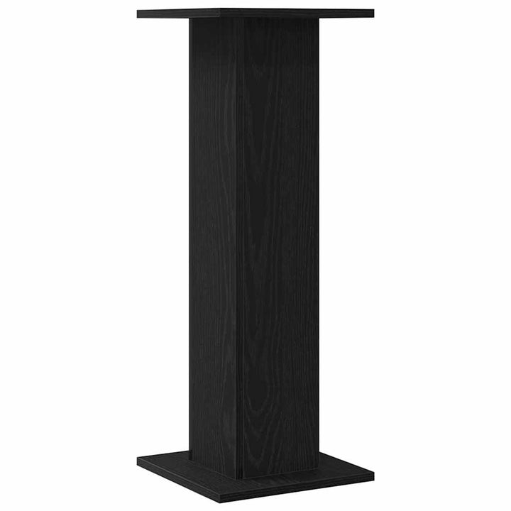 Planteholder 2 pcs Sort eg 30 x 30 x 80 cm Konstrueret træ
