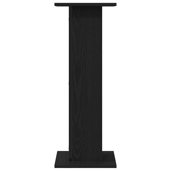 Planteholder 2 pcs Sort eg 30 x 30 x 80 cm Konstrueret træ