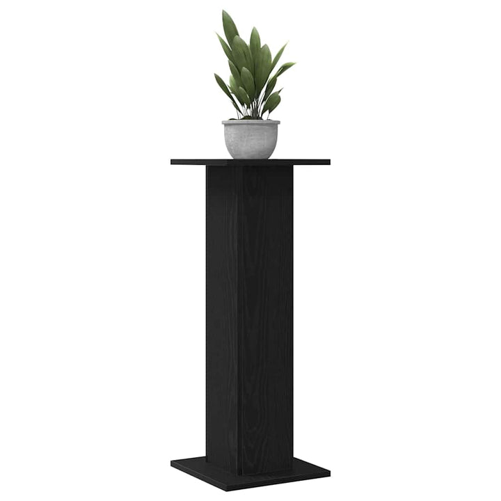 Planteholder 2 pcs Sort eg 30 x 30 x 80 cm Konstrueret træ