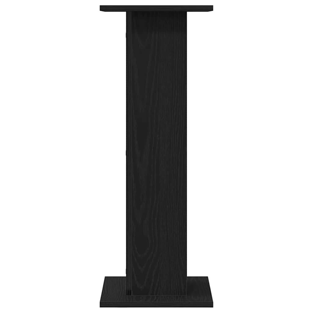 Planteholder 2 pcs Sort eg 30 x 30 x 80 cm Konstrueret træ