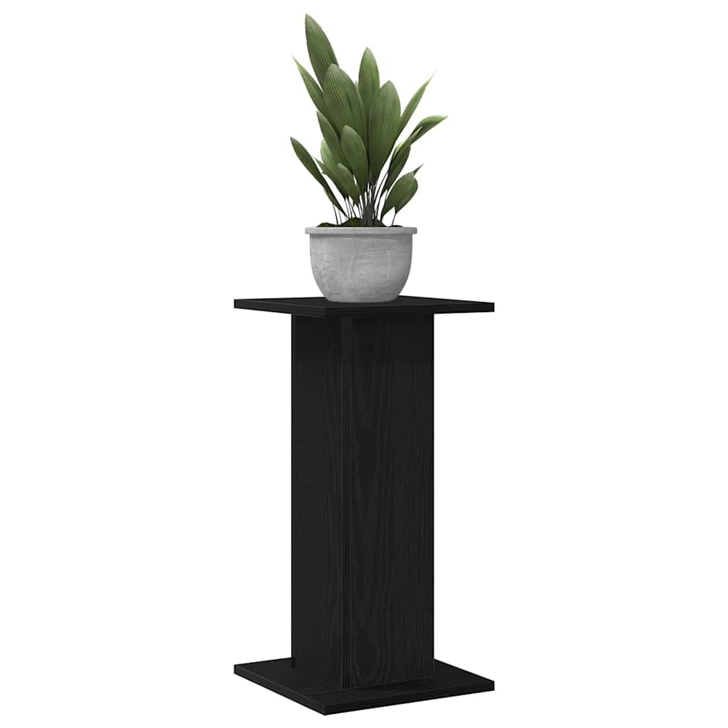 Planteholder 2 pcs Sort eg 30 x 30 x 60 cm Konstrueret træ