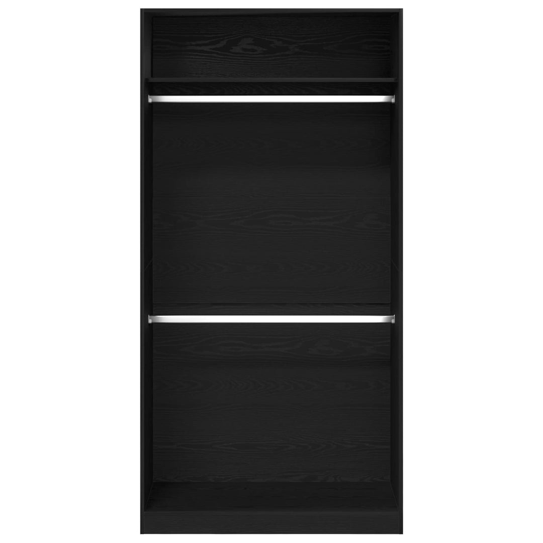 Garderobeskab Sort eg 100 x 50 x 200 cm Konstrueret træ