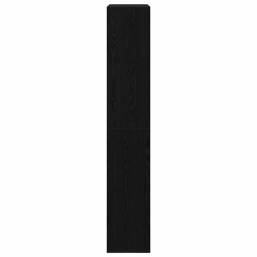 Bogskab 15 niveauer 100 x 33 x 93.75 cm Konstrueret træ Sort eg