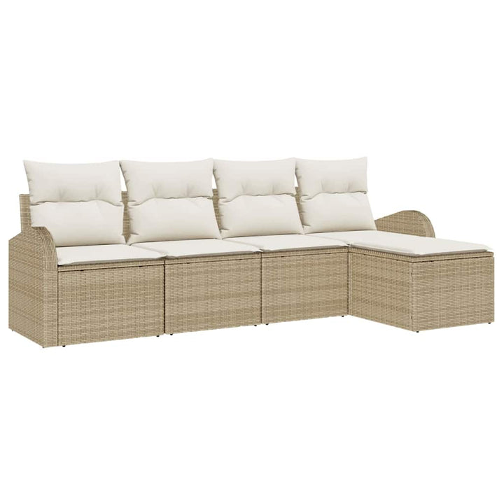 Havesofa Sæt Beige polyrattan