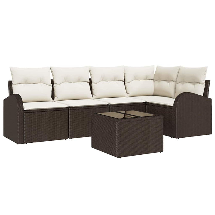 Sofa Sæt med pude Brun Polyester