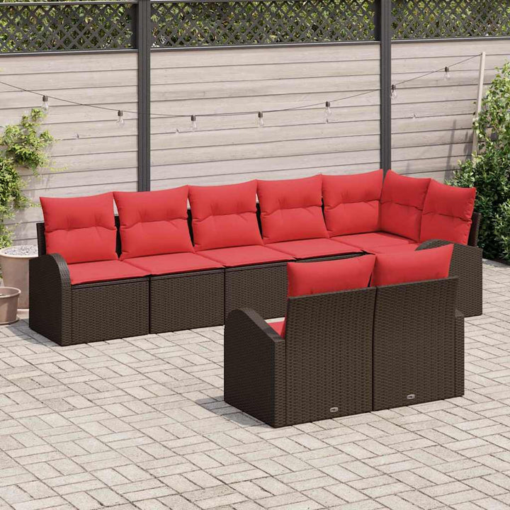 Havesofa Sæt Brun polyrattan