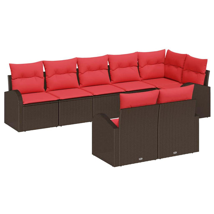 Havesofa Sæt Brun polyrattan