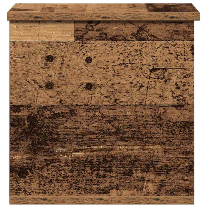 Opbevaringskasse Gammelt træ 30 x 35 x 35 cm Konstrueret træ