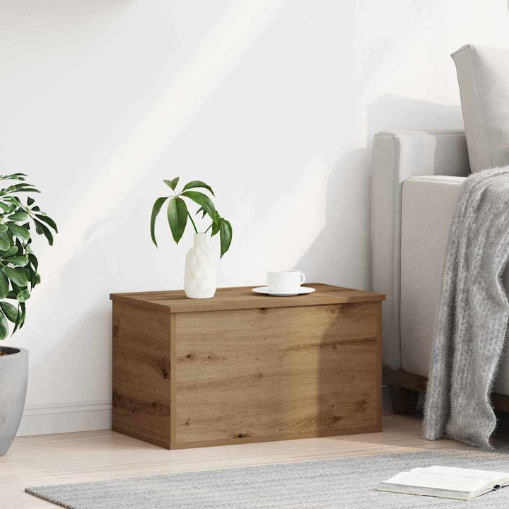 Opbevaringskasse Artisan Egetræ 60 x 35 x 35 cm Konstrueret træ