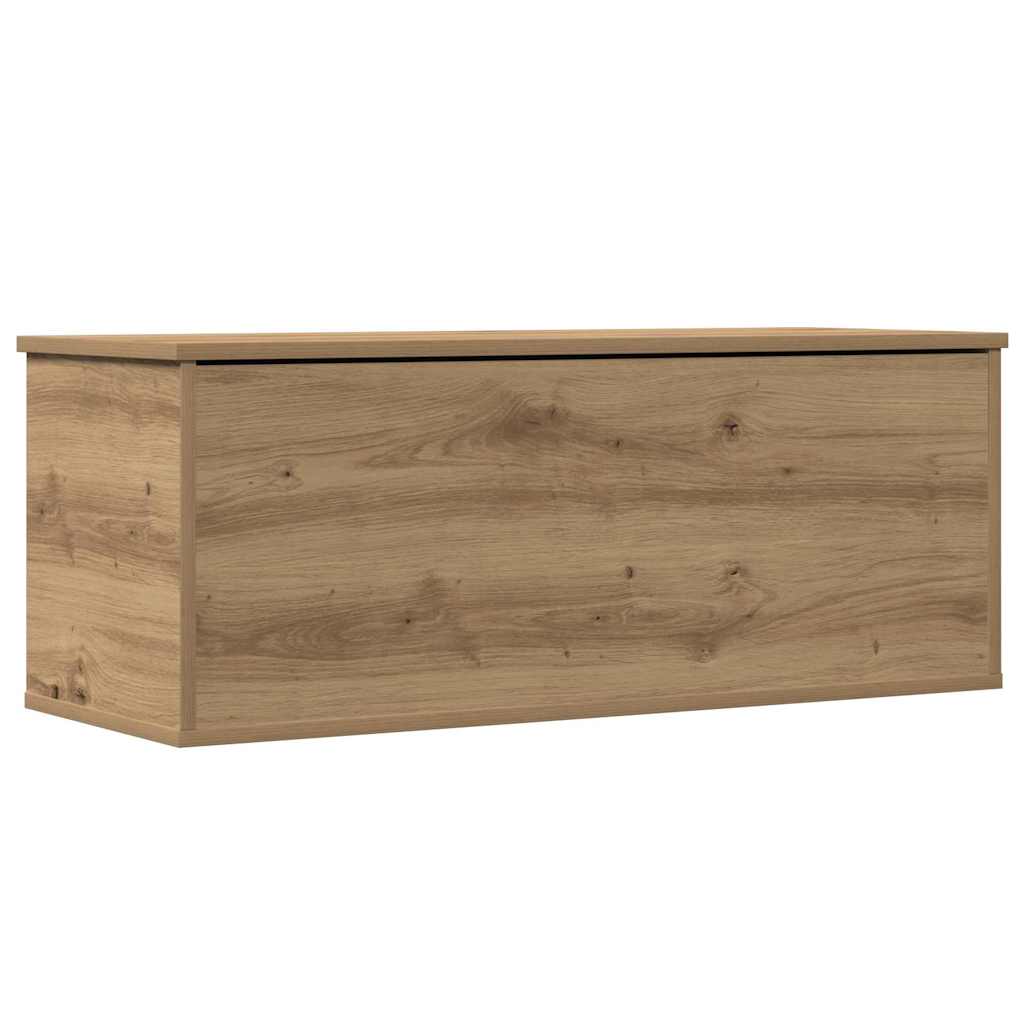 Opbevaringskasse Artisan Egetræ 90 x 35 x 35 cm Konstrueret træ