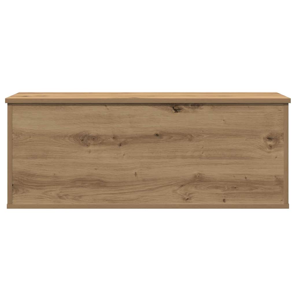 Opbevaringskasse Artisan Egetræ 90 x 35 x 35 cm Konstrueret træ