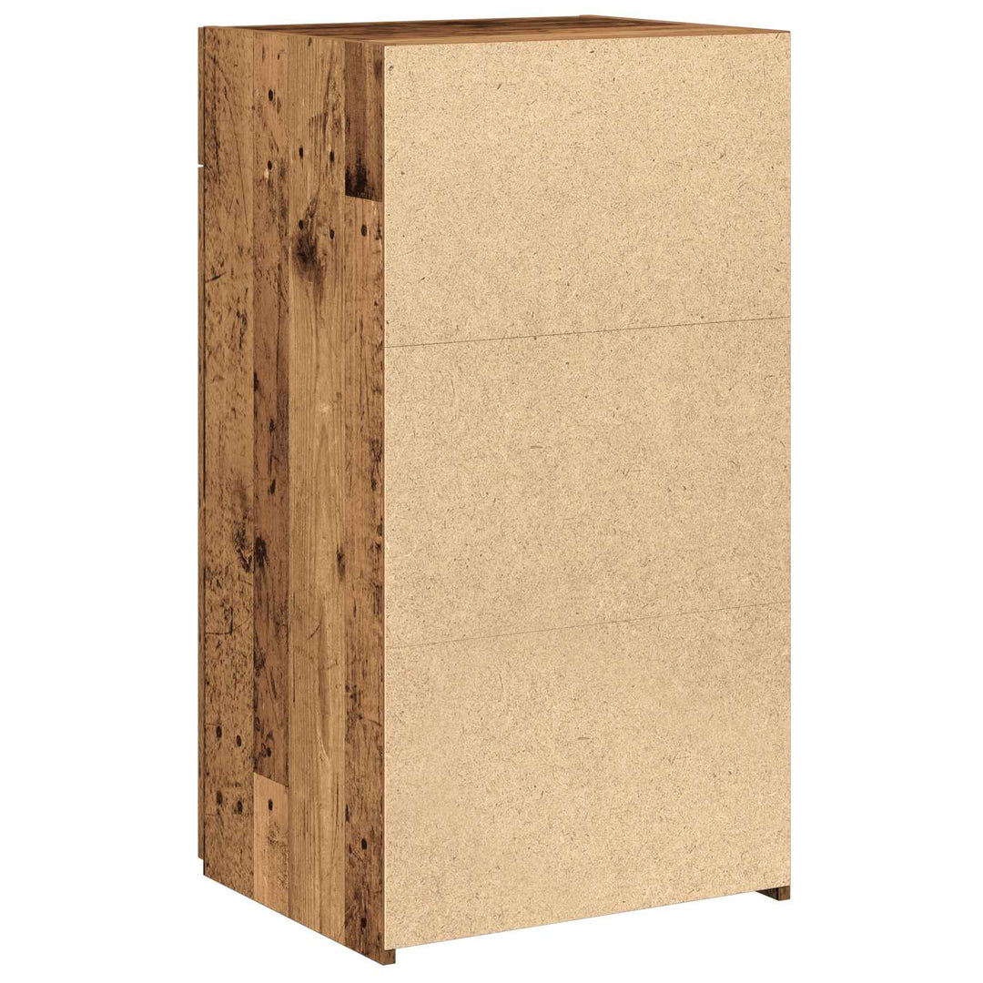Sideboard med skuffe Gammelt træ 50 x 42,5 x 93 cm