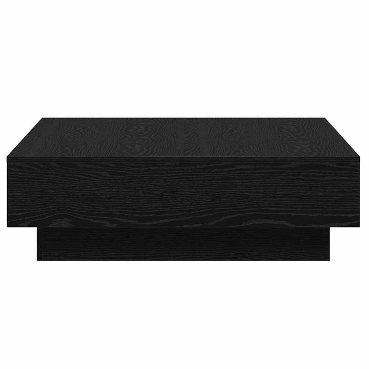 Sofabord Sort eg 90 x 90 x 28 cm Konstrueret træ