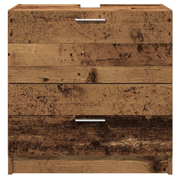 Badeværelsesskab Gammelt træ 59 x 37 x 59 cm Konstrueret træ