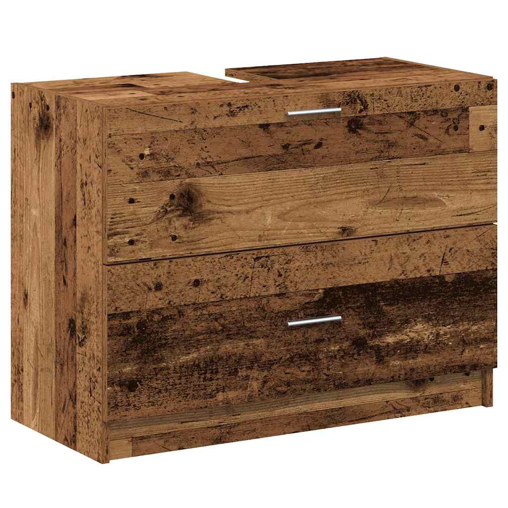 Badeværelsesskab Gammelt træ 78 x 37 x 59 cm Konstrueret træ