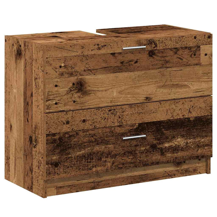 Badeværelsesskab Gammelt træ 78 x 37 x 59 cm Konstrueret træ