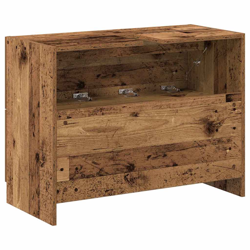 Badeværelsesskab Gammelt træ 78 x 37 x 59 cm Konstrueret træ