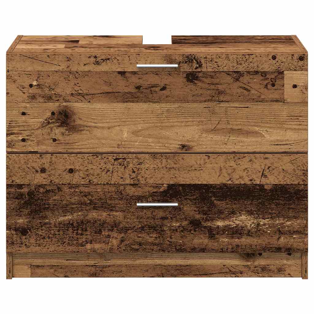 Badeværelsesskab Gammelt træ 78 x 37 x 59 cm Konstrueret træ