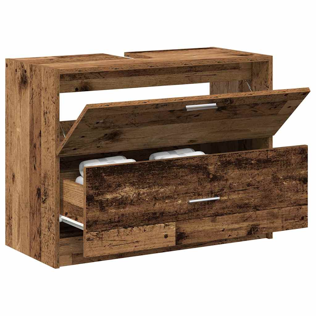 Badeværelsesskab Gammelt træ 78 x 37 x 59 cm Konstrueret træ