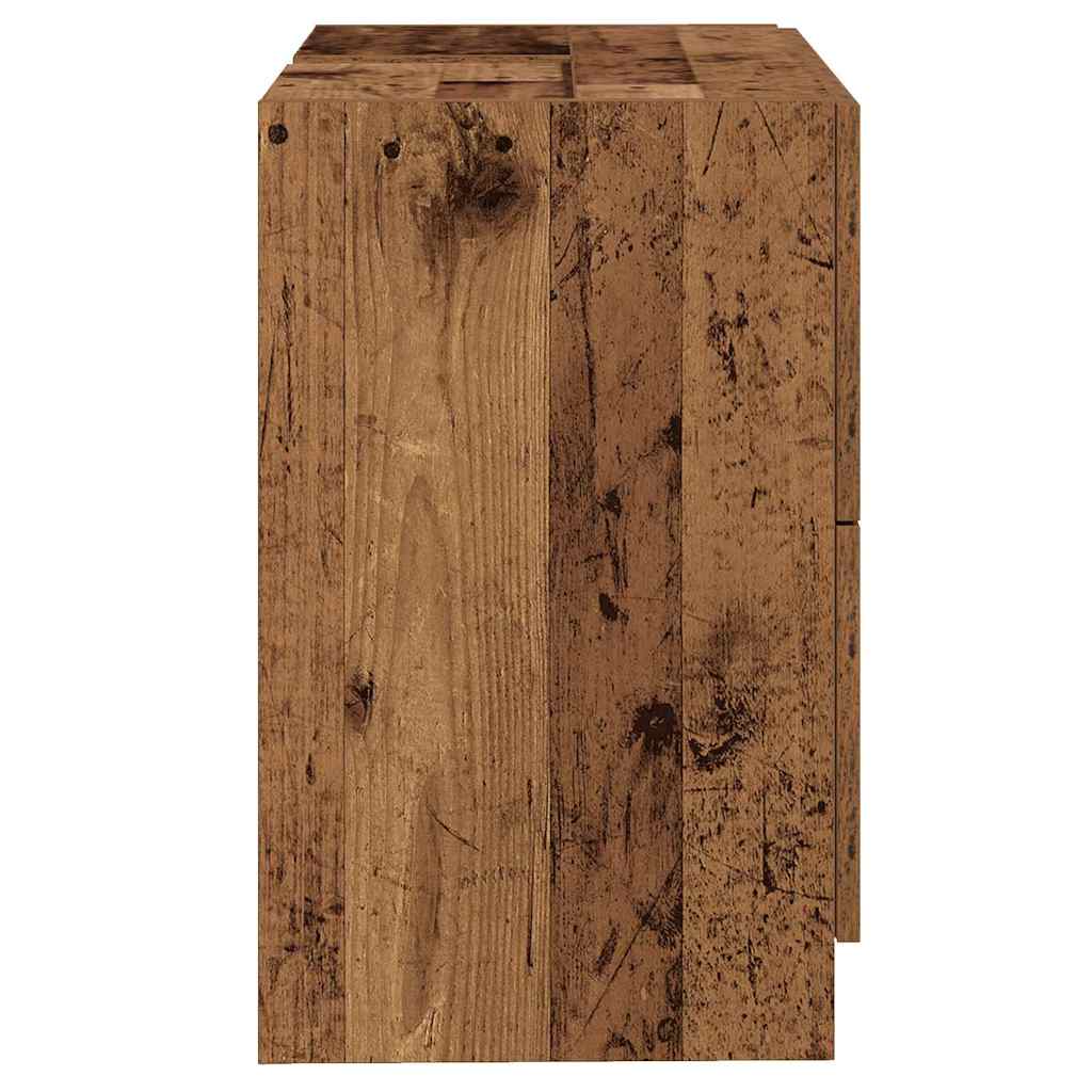 Badeværelsesskab Gammelt træ 78 x 37 x 59 cm Konstrueret træ