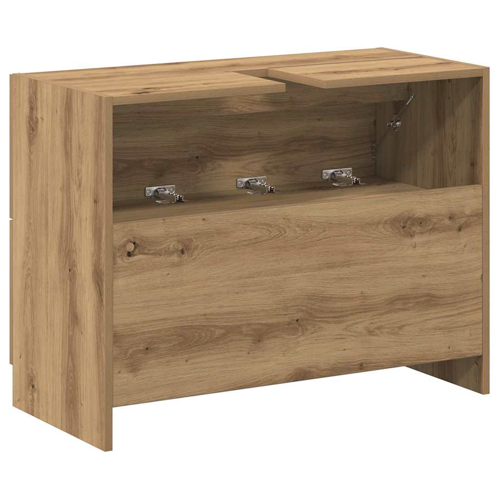 Badeværelsesskab Artisan Egetræ 78 x 37 x 59 cm Konstrueret træ