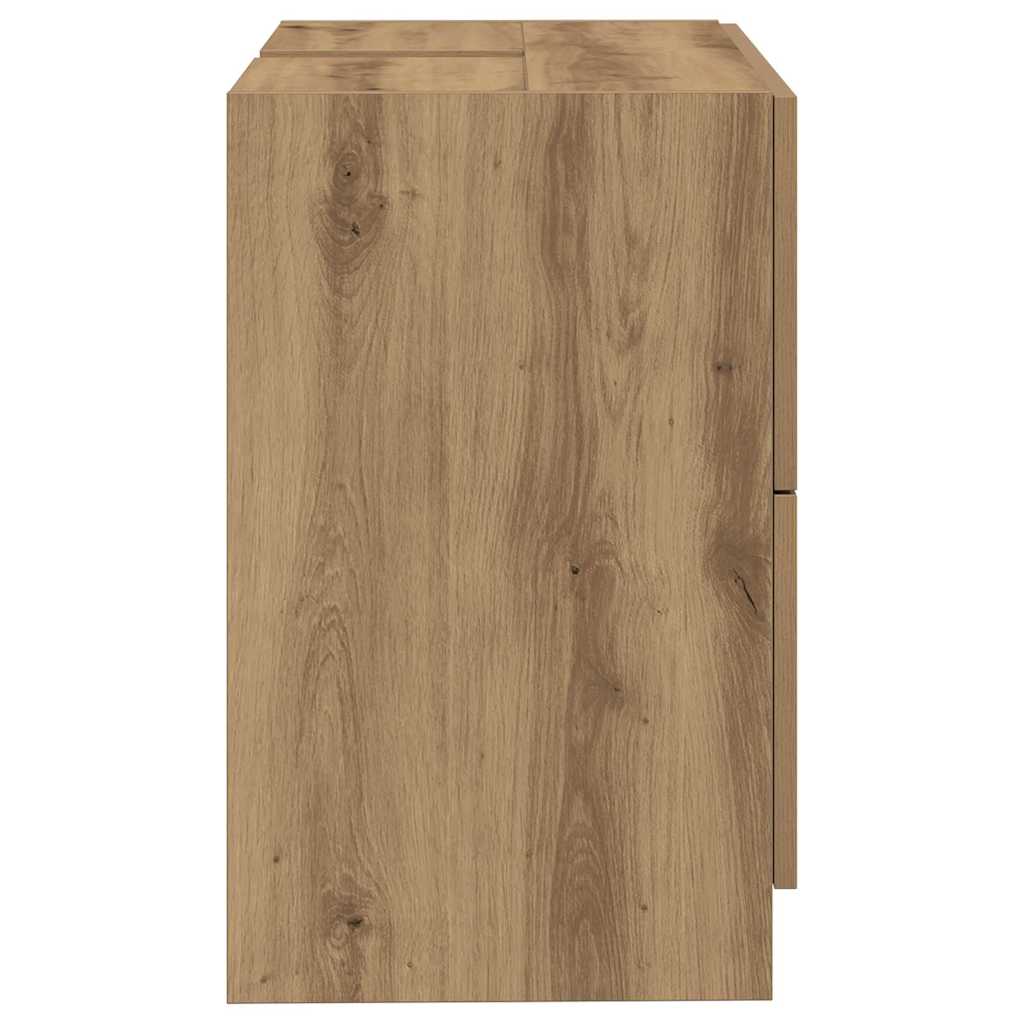Badeværelsesskab Artisan Egetræ 78 x 37 x 59 cm Konstrueret træ