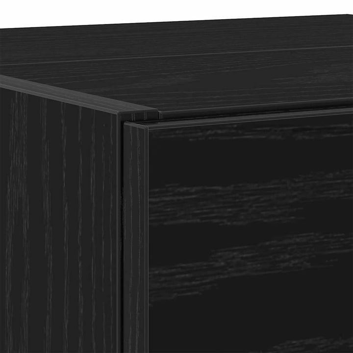 Badeværelsesskab Sort eg 78 x 37 x 59 cm Konstrueret træ