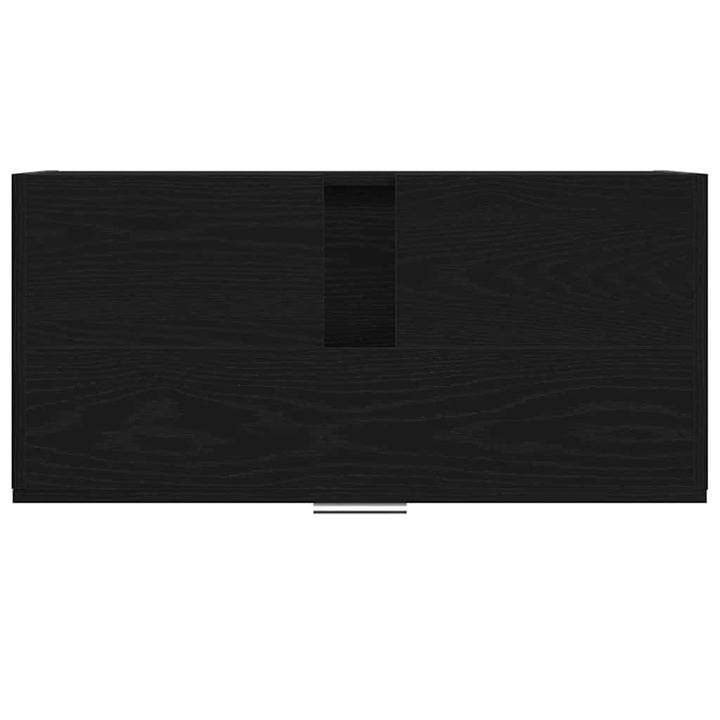Badeværelsesskab Sort eg 78 x 37 x 59 cm Konstrueret træ