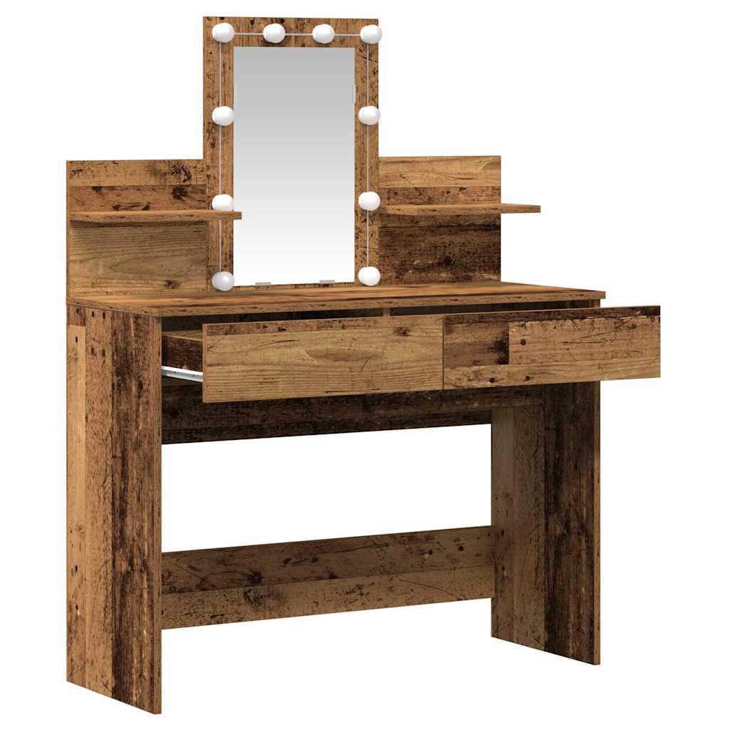Klædeskab Gammelt træ 100 x 40 x 130 cm Konstrueret træ