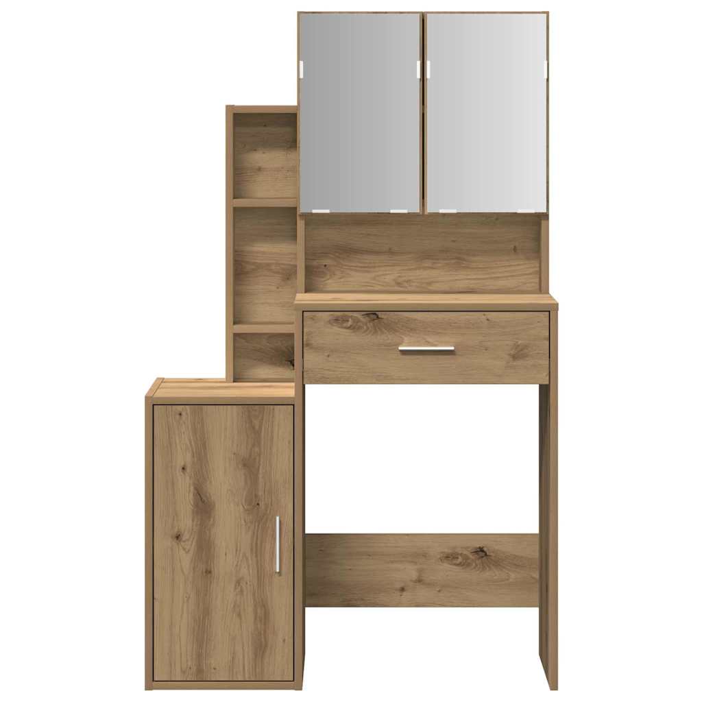 Klædeskab Artisan Egetræ 80 x 35 x 132 cm Konstrueret træ
