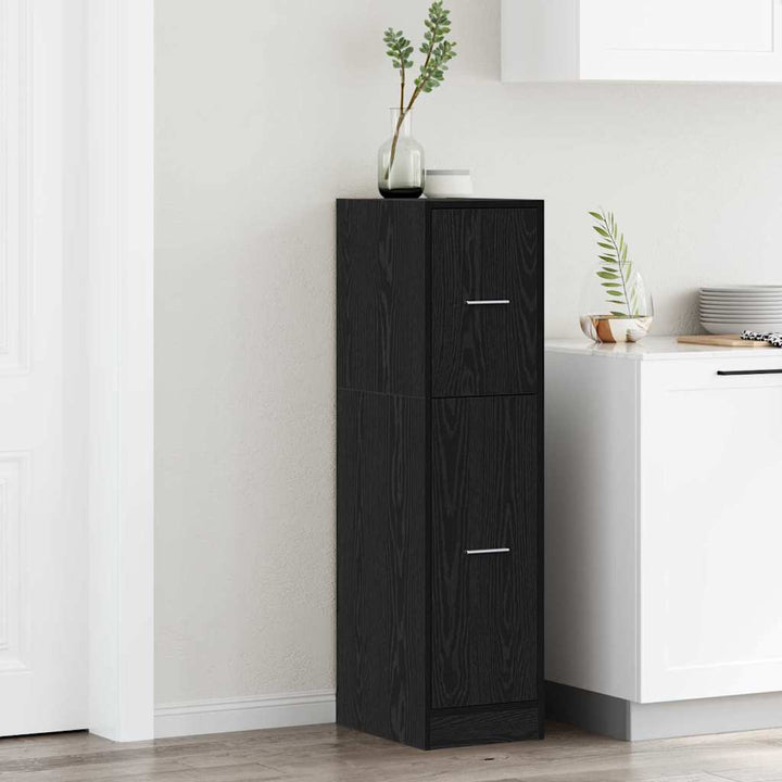 Apoteker Kabinet Sort eg 30 x 41 x 118 cm Konstrueret træ
