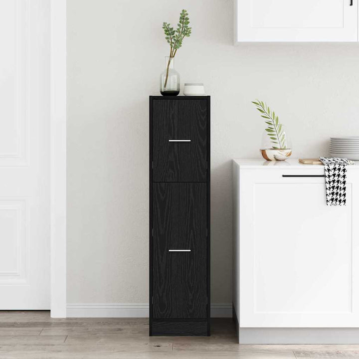 Apoteker Kabinet Sort eg 30 x 41 x 118 cm Konstrueret træ