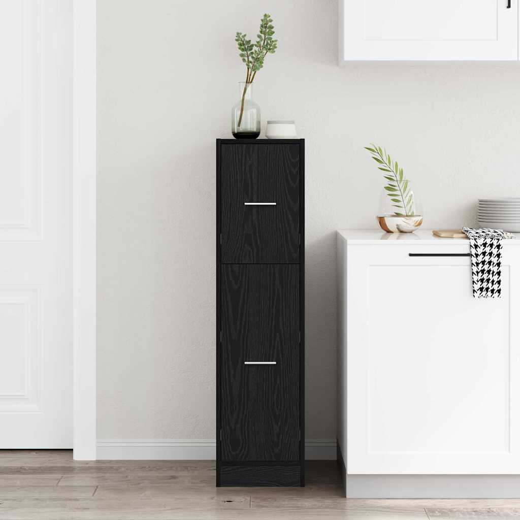 Apoteker Kabinet Sort eg 30 x 41 x 118 cm Konstrueret træ
