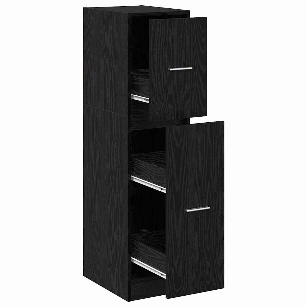 Apoteker Kabinet Sort eg 30 x 41 x 118 cm Konstrueret træ