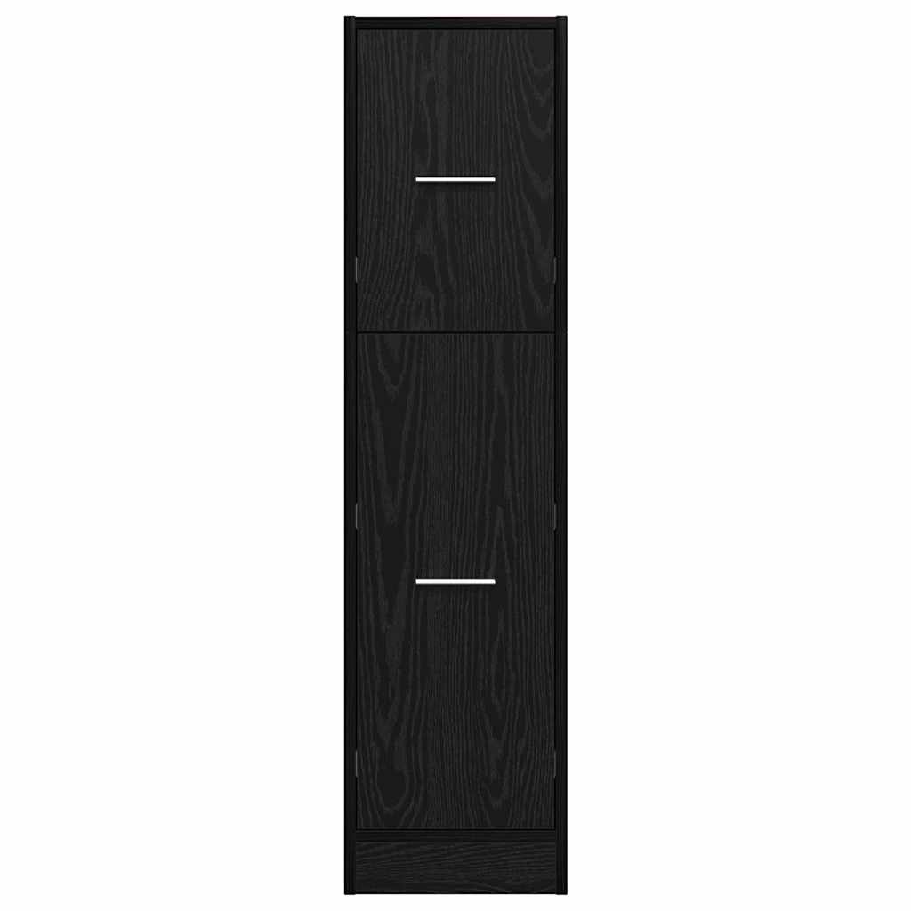 Apoteker Kabinet Sort eg 30 x 41 x 118 cm Konstrueret træ