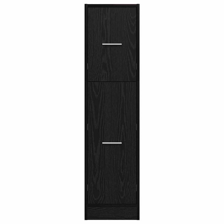 Apoteker Kabinet Sort eg 30 x 41 x 118 cm Konstrueret træ
