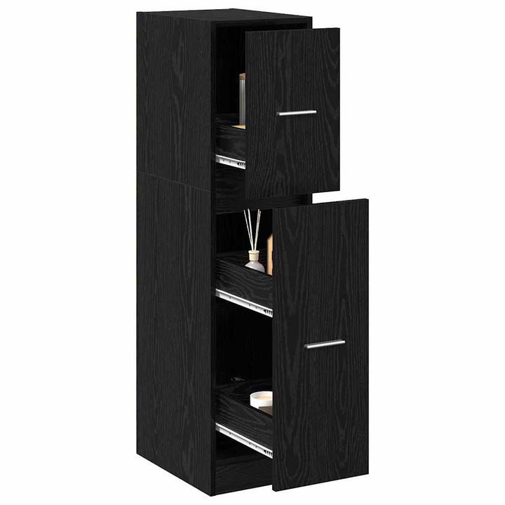Apoteker Kabinet Sort eg 30 x 41 x 118 cm Konstrueret træ