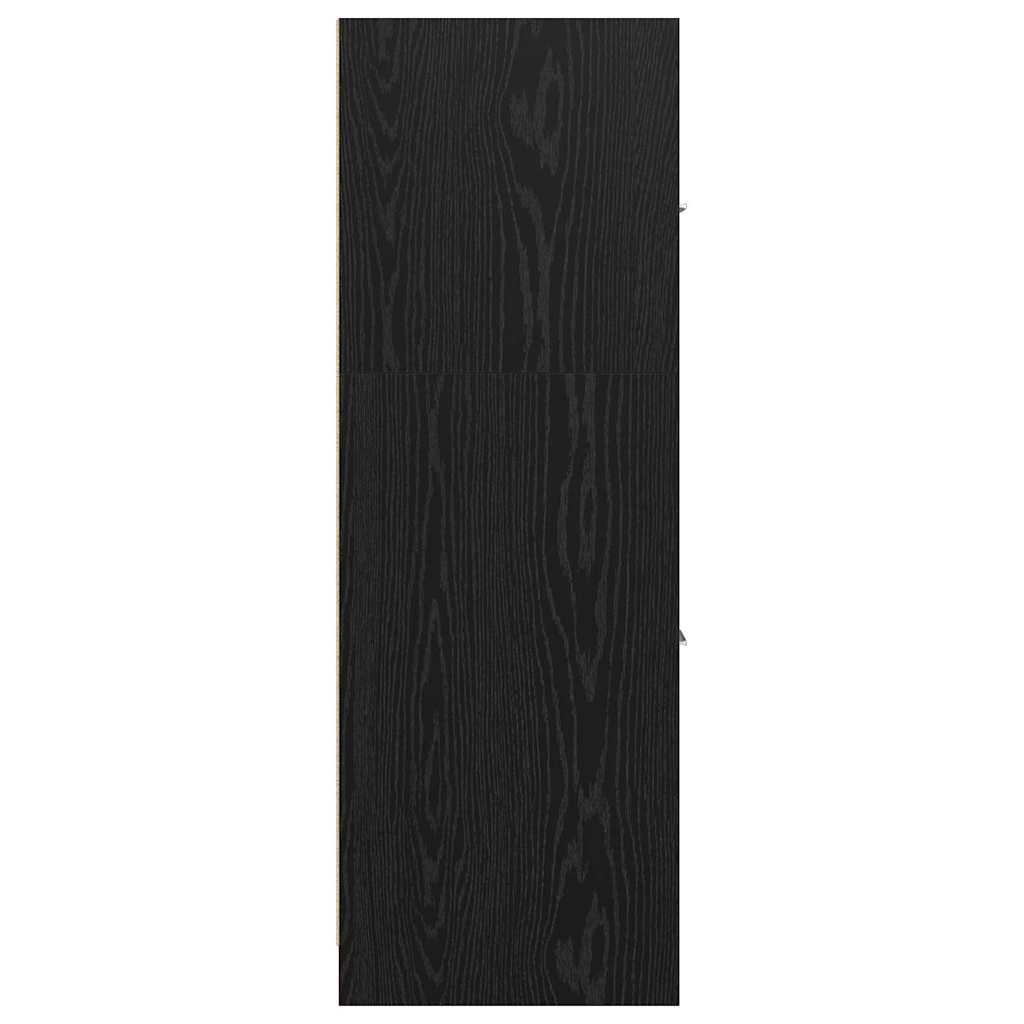 Apoteker Kabinet Sort eg 30 x 41 x 118 cm Konstrueret træ