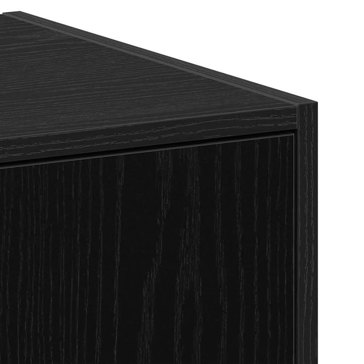 Apoteker Kabinet Sort eg 40 x 41 x 118 cm Konstrueret træ