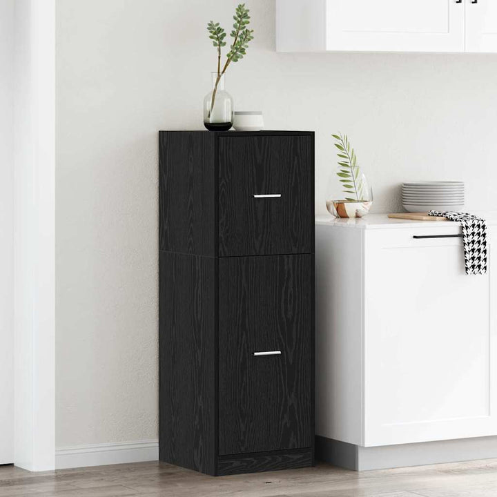 Apoteker Kabinet Sort eg 40 x 41 x 118 cm Konstrueret træ