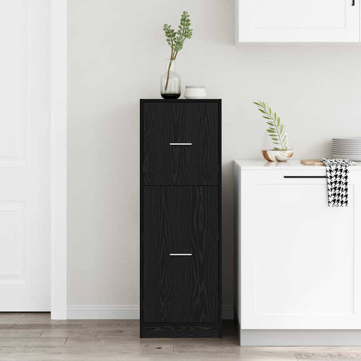 Apoteker Kabinet Sort eg 40 x 41 x 118 cm Konstrueret træ