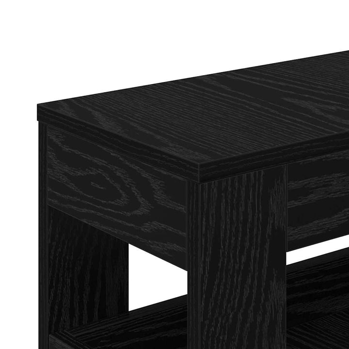 Badeværelsesmøbel sæt 65 x 23 x 87 cm Konstrueret træ Sort eg