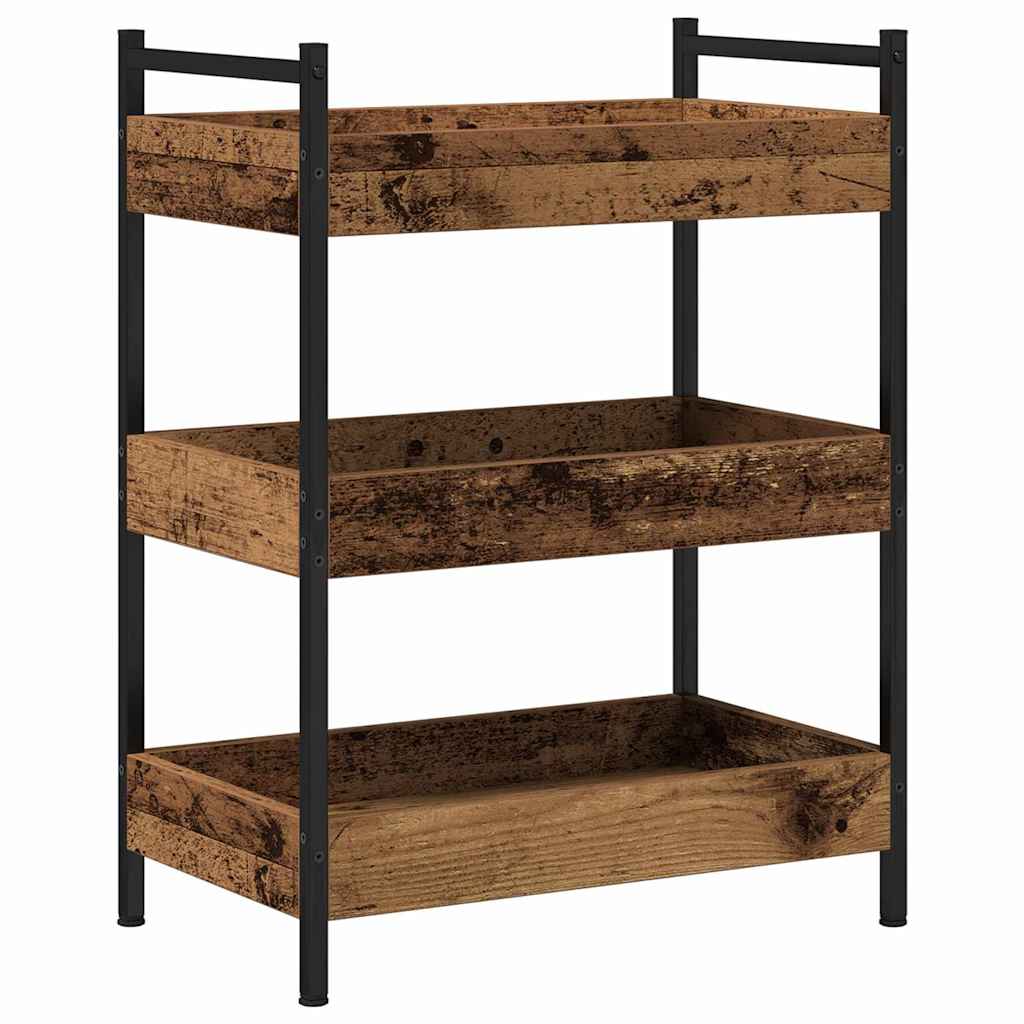 Køkkenvogn Gammelt træ 50 x 30 x 70 cm Konstrueret træ