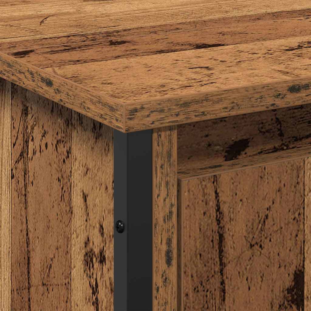 Badeværelsesskabsunder Gammelt træ 91 x 35 x 60 cm